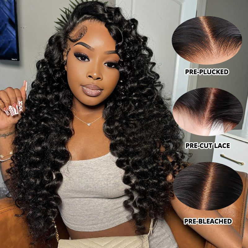 Deep Wave HD Lace Front Wig