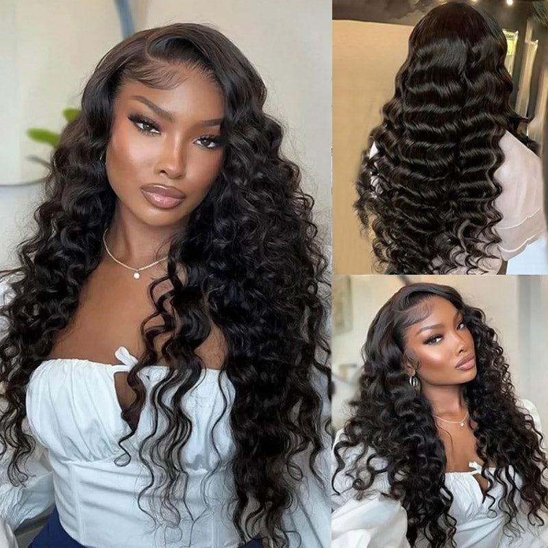 Deep Wave HD Lace Front Wig