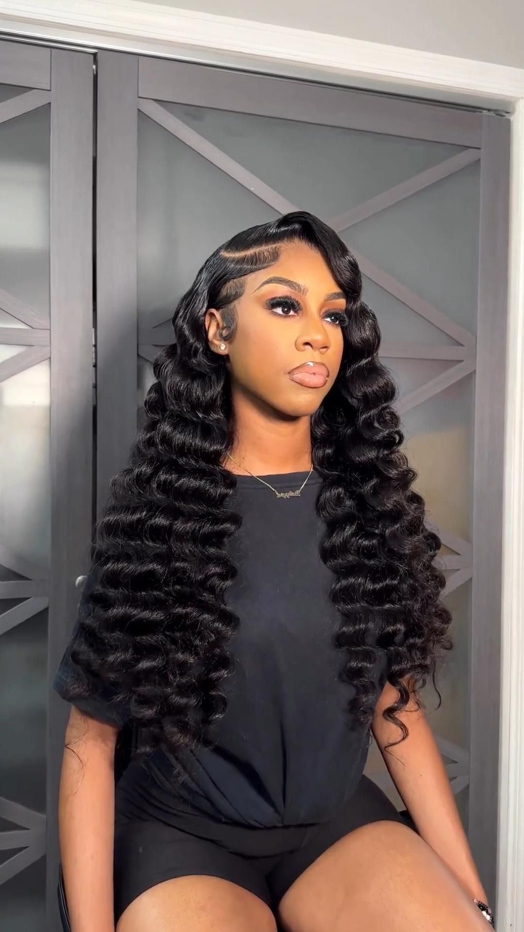 Deep Wave HD Lace Front Wig